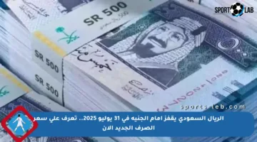 الريال السعودي يقفز أمام الجنيه في 31 يوليو 2025.. تعرف على سعر الصرف الجديد الآن